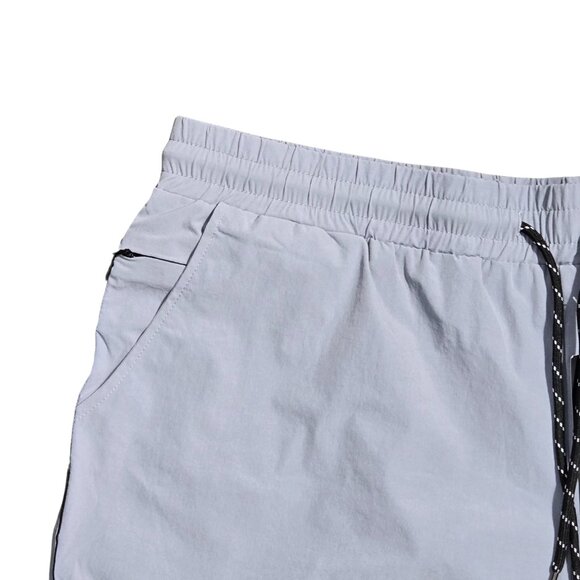 NWT | CREATIP Light Gray Performance Running Shorts | Zipper Pocket | Size XL - Picture 2 of 5